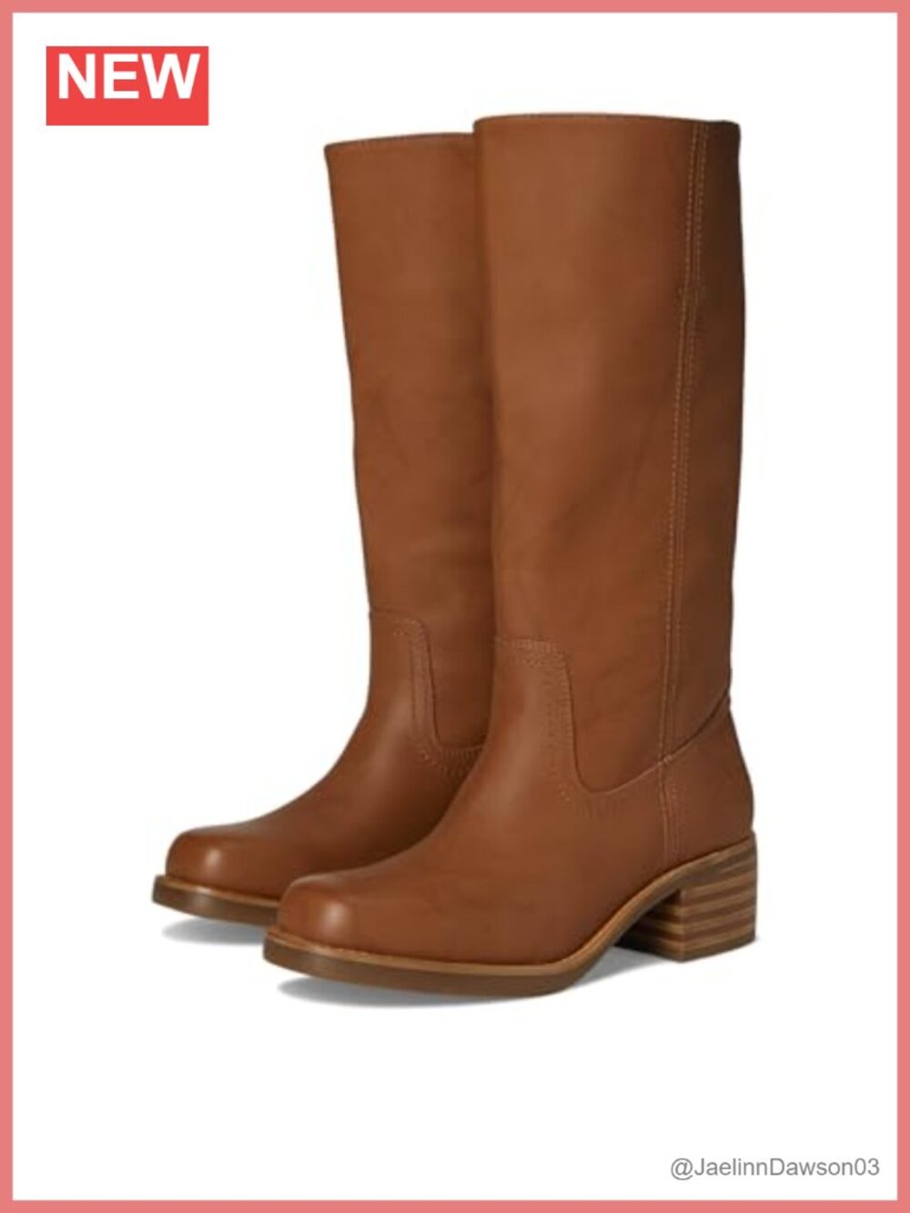 Wide Calf Mid-Calf Pull-On Block Heel Boots Polyurethane Comfort